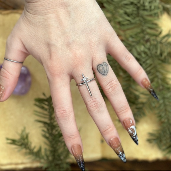 To Whatever End Ring in Silver - Picture 2 of 4